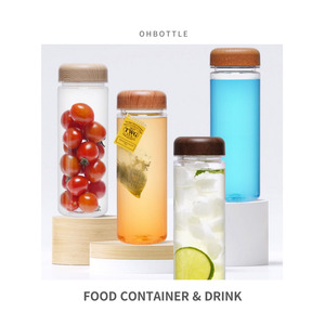 Meilleurs cadeaux promotionnels coréens : Gobelets avec couvercle sans BPA, bouteilles d'eau réutilisables en Tritan 12oz 17oz 24oz OHBOTTLE, sérigraphiées - Product Image 3