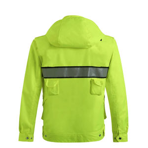 Chaquetas de hombre Seguridad de alta visibilidad Reflectante Hi Vis Ropa de trabajo de invierno Chaqueta de seguridad de invierno Construcción - Product Image 5