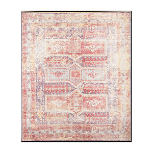 พรมขนสัตว์ถักมือ Erbe สีแดงส้ม ลายเหรียญแบบนามธรรม รูปทรงสี่เหลี่ยมผืนผ้า สำหรับใช้ในบ้าน ห้องนั่งเล่น ห้องนอน-GS-7013 ขนาด 9x12 - Product Image 1