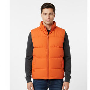 Lourd chaud hommes bouffant gilet matelassé épais sans manches veste confortable vêtements d'extérieur durables pour la veste d'hiver extérieure et quotidienne - Product Image 1