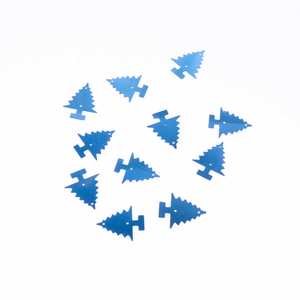 Sequin forme spéciale trous à deux côtés couleur métallique, Selanusa - Product Image 1