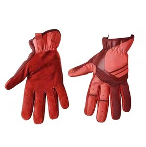 Gants de protection contre les chocs en cuir véritable Gants de sécurité avec mousse éponge et matériau extensible pour le confort - Product Image 2