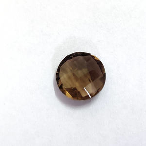 3 piezas de cuarzo ahumado Natural 12mm corte redondo Briolette 14,95 Cts Iroc ventas alta calidad Topacio ahumado piedra preciosa US $9,44 para todos - Product Image 3