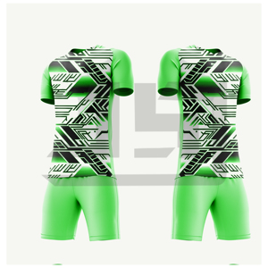 Uniforme de Fútbol para Club, Camiseta y Pantalones Cortos Transpirables, Ligeros, 100% Poliéster, Nombre del Equipo Personalizado para Profesionales - Product Image 6
