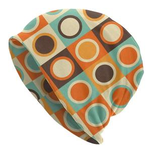 Bonnet tricoté de style européen camouflage couleur bloc pour automne hiver bonnet Hip Hop chaud et polyvalent mode de rue pour la plage - Product Image 4