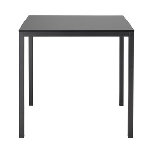 Table de salle à manger carrée empilable 80x80 cm, plateau compact en stratifié, structure en acier galvanisé peint, pour extérieur, restaurant, café, fabriquée en Italie - Product Image 2