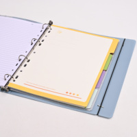 Carpeta Personalizada A4 A5 A6 con Anillas de 1 y 2 Pulgadas, Cubierta de PP, Álbum de Fotos, Carpeta de Hojas Sueltas con Cordón Elástico