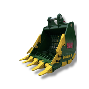 42" Severe Duty Skeleton Bucket with Teeth for 15 Ton Excavators 80mm Pins - Product Image 1