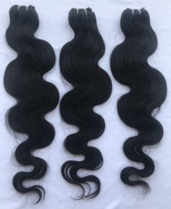 22" Inch Long Good Quality Affordable Black Raw Virgin Peruvian Cuticle Aligned Human Hair <b>Body</b> <b>Wave</b> Bundles Extensions Vendor's - Product Image 2