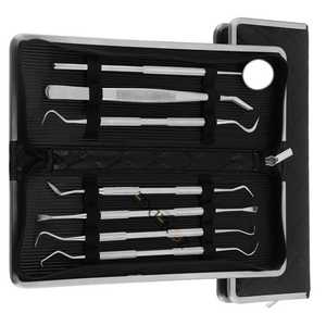 Kits d'outils dentaires de qualité supérieure en acier inoxydable orthodontique ensemble complet d'instruments de 6 pièces Kit d'instruments dentaires par Zonedge - Product Image 1