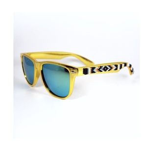 Gafas de sol con cuentas de semillas de fácil uso, gafas de sol con cuentas multicolores, gafas ecológicas con cuentas de semillas completamente personalizadas - Product Image 5