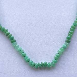 6mm verde Natural crisoprasa Ombre Rondelle cuentas collar fino cuentas collares sus mujeres niñas tendencia cristal Nueva joyería - Product Image 2