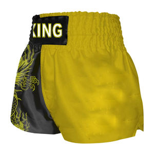 Top Tendance Brodé Muay Thai Shorts Logo Personnalisé Hommes Muay Thai Shorts Hommes Lutte Porter Gym Formation Muay Thai Boxe Court - Product Image 1