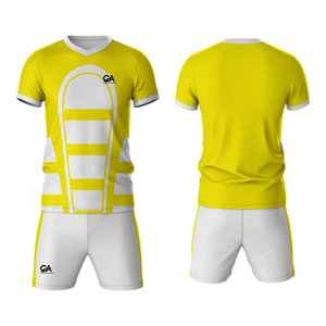 Venta al por mayor de ropa deportiva de Rugby Unisex conjunto transpirable logotipo personalizado impreso uniformes transpirables nuevo estilo técnica de sublimación - Product Image 5