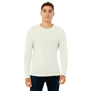 Airlume – T-Shirt manches longues en Jersey de coton peigné et anneau, 32 simple 100% oz Citron classique, col ras du cou, unisexe, 4.2 - Product Image 1