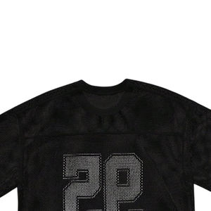 Nuevo diseño de manga corta, precio barato, tela de malla, camiseta de fútbol, totalmente personalizada, Boxy Fit, camiseta de fútbol para ropa de equipo - Product Image 4