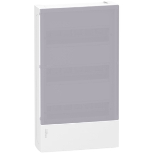 Per SCHNEIDER ELECTRIC Mini Pragma Surface Enclosure MIP12312T 3 X 12 Moduli con Porta Traslucida - Product Image 1