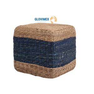 Meilleure collection de tabourets de comptoir en jacinthe d'eau en jonc de mer tabourets de chaise et poufs meubles de salon tissés à la main durables - Product Image 1
