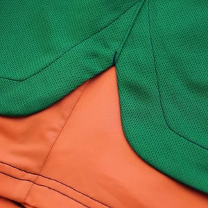 Two layer athletic <b>shorts</b> with breathable outer shell and smooth inner layer for comfort and active movement - Product Image 3