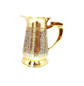 Solid Brass Metal <b>Jug</b> for Drinks Serving <b>Water</b> Container <b>Jug</b> for Best Quality Customized Drinking <b>Water</b> Juice Storage Pitcher. - Product Image 6