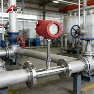 Betrouwbare, aanpasbare thermische massa-gasstroommeter voor hoge temperaturen voor het meten van <span class=keywords><strong>gas</strong></span> in staalfabrieken en hoogovens - Product Image 2