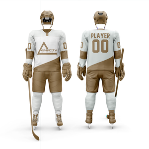 Uniformes de Hockey sobre Hielo Personalizados al por Mayor, Servicio de Fábrica OEM, Uniformes Deportivos Transpirables y Ecológicos - Product Image 4