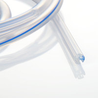 Système de drainage fermé sans hub, canne de drainage canack RFD, en silicone médical jetable, transparent, certifié CE, cannelé