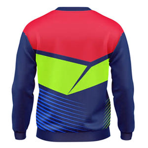 2025 sudadera de gran tamaño con estampado francés Terry para hombre, ropa de calle con cuello redondo y logotipo bordado, suéter de moda de algodón - Product Image 2