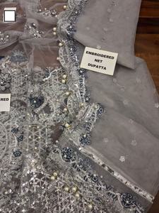 Lehenga-vestido bordado de la India paquistaní, con trabajo manual pesado con secuencia, oferta, 2023 - Product Image 6