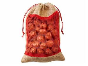 Eco-Friendly Recyclable Biodegradable Reusable <b>Drawstring</b> Washable Cotton Mesh Net Custom Logo for Shopping Produce Food - Product Image 6