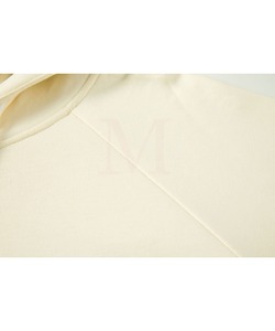 Sudadera de algodón 100% de alta calidad con cuello redondo, patrón sólido bordado, lavado ácido, técnicas lavadas a la piedra, teñido liso para uso en invierno - Product Image 4