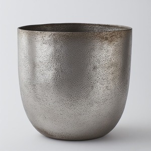 Maceta rústica decorativa de metal pulido con cuerpo brillante perfectamente diseñada para exhibiciones de jardín elegantes y decoración de temporada - Product Image 6