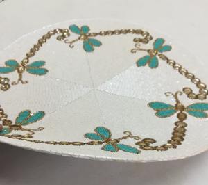 Eco-Friendly Stocked Wholesale Placemats <b>Table</b> Mat Mother of Pearl Shell Placemats with Beads - Product Image 4