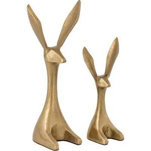 Statues de renne en aluminium élégantes avec des designs élégants et artistiques parfaits pour les idées de décoration de Noël contemporain - Product Image 5