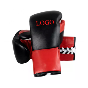 Guantes de boxeo de piel auténtica de vaca personalizados, cómodos y duraderos para entrenamiento de lucha profesional, multicolor - Product Image 1