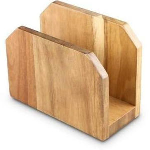 Dispensador de servilletas de madera hecho a mano con diseño de incrustaciones de resina único Soporte de pañuelos de precio económico para uso en bodas en interiores y exteriores - Product Image 5
