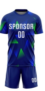 Uniforme de fútbol para hombre de alta calidad con logotipo personalizado, medias mangas, el mejor material, ropa de fútbol transpirable totalmente personalizable - Product Image 2
