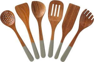 Metier, nuevo diseño, logotipo personalizado, cucharas de degustación de madera de bambú, utensilios para servir para hornear ecológicos, pequeños condimentos, cuchara de madera - Product Image 6