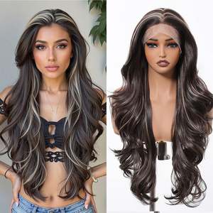 "Luxury Chocolate <b>Brown</b> Body Wave Lace Front <b>Wig</b> with Transparent Lace Cap" - Product Image 3