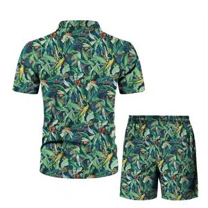 2025 Printed Streetwear <b>Men</b> Sets Short Sleeve Casual <b>Shirt</b> <b>Beach</b> Shorts Summer Vacation Hawaiian Suits <b>Men</b> - Product Image 5
