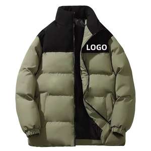 Chaqueta de Plumón de Alta Calidad Unisex con Logotipo Personalizado, Chaqueta de Invierno Gruesa para Exteriores, Chaqueta de Burbuja de Plumón para Hombre - Product Image 6