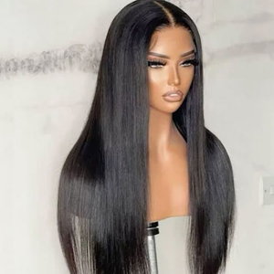 Perruques Full Lace 100% Cheveux Indiens Vierges Pré-Collées et Nouées à la Main, avec Cordons Invisibles et Ajustables, Respirantes et Légères, Toutes Couleurs - Product Image 1