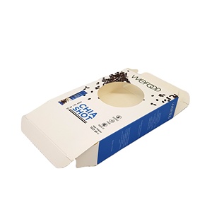 Boîte en papier recyclable autobloquante de 350 g/m² avec lamination mate et gaufrage pour la livraison de nourriture à emporter, sushis, chips de pommes de terre - Product Image 4