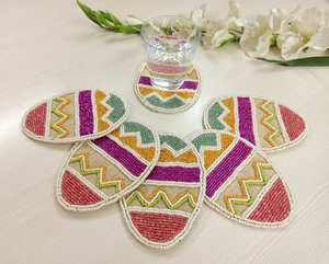 Ensembles de sous-verres en bois de noyer de haute qualité Sous-verres en noyer-Tapis et tampons de qualité supérieure - Product Image 3