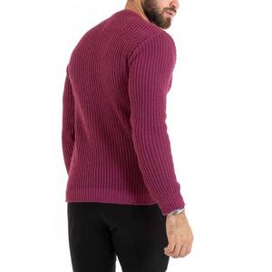 2025 Wholesale Custom Logo Men's Sportswear Crewneck Sweaters High Quality Comfortable Wool Cotton Breathable Men Sweater Winter - Product Image 5