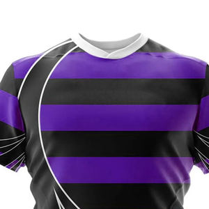 Uniforme de Rugby Personalizado de Manga Corta, Transpirable y Cómodo, de Talla Grande, Uniforme de Rugby de Calidad Duradera - Product Image 6
