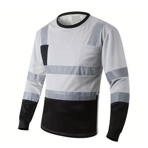 Camiseta de Seguridad de Alta Visibilidad Personalizada, Mangas Cortas, Reflectante - Product Image 1