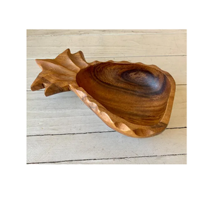 Bol à salade personnalisé Bol en bois en forme d'ananas Prix raisonnable Bol à fruits en bois naturel - Product Image 1