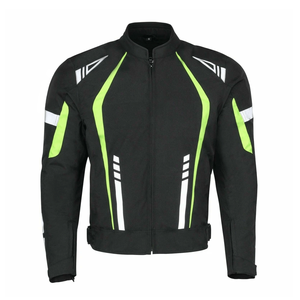 Men's New Cordura Waterproof CE Armoured Textile Motorcycle Jackets Black/White Windproof Motorbike Jacket for Summer Printed - Product Image 4