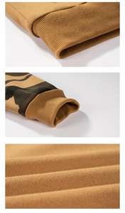 Sudadera con capucha de camuflaje de algodón y poliéster unisex, sudadera con estampado de estilo urbano de ajuste regular, forro polar de invierno, talla XS, teñido liso, barato, venta al por mayor - Product Image 5